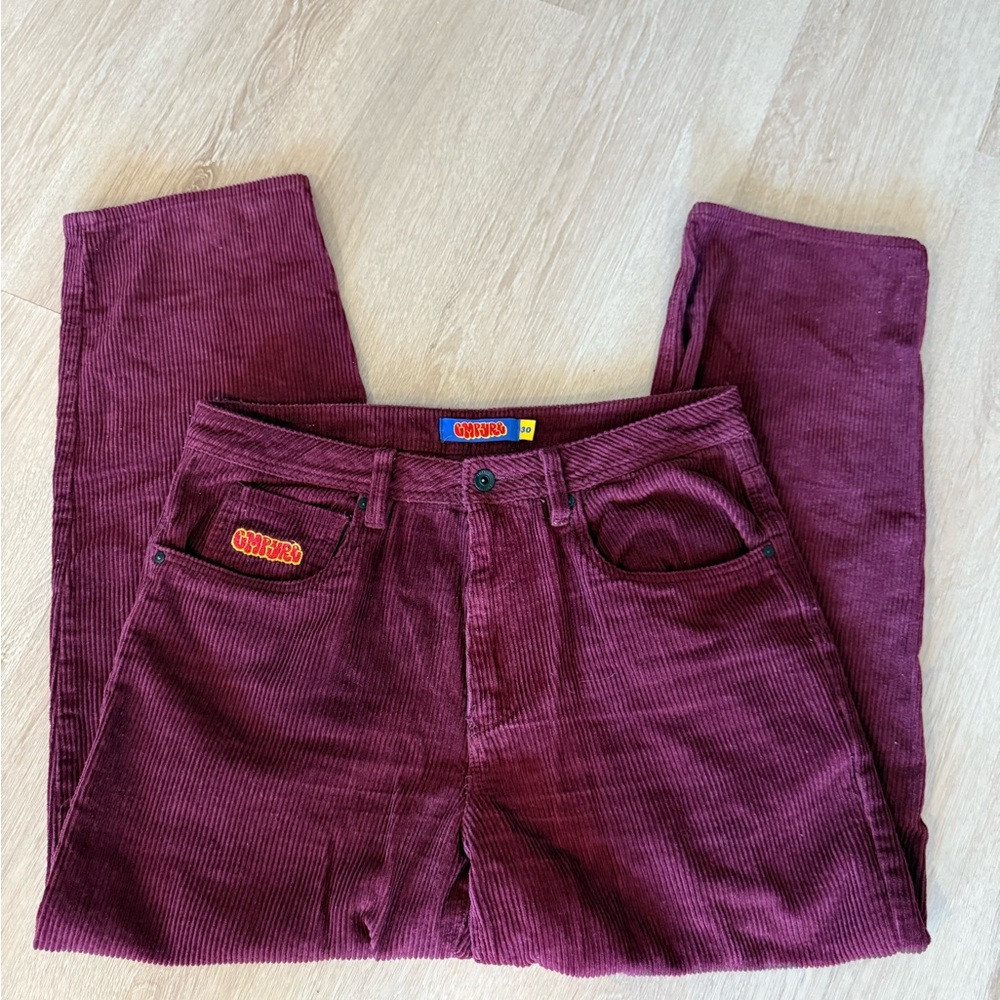 Empyre Maroon Corduroy Trousers